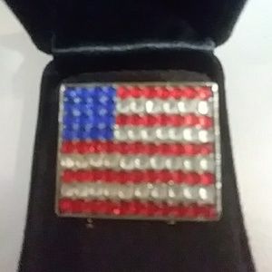 American flag lapel/pin. Festive